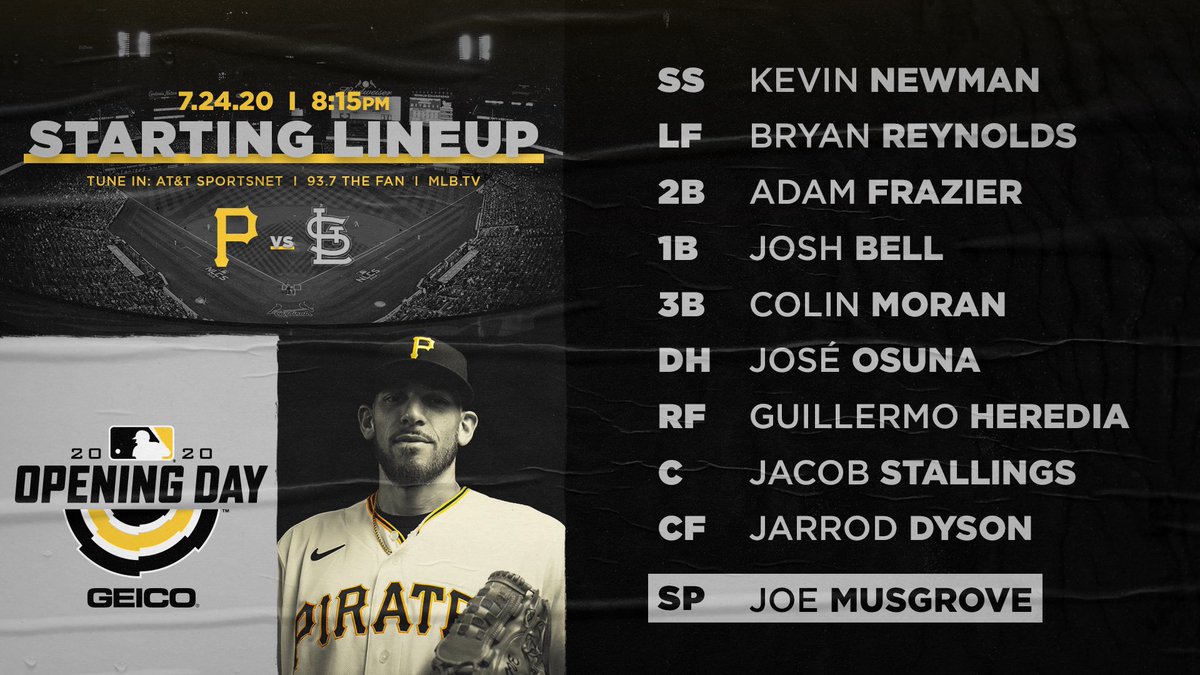 Pirates's tweet photo. It starts now.

#LetsGoBucs https://t.co/ffJBVWGJ2y