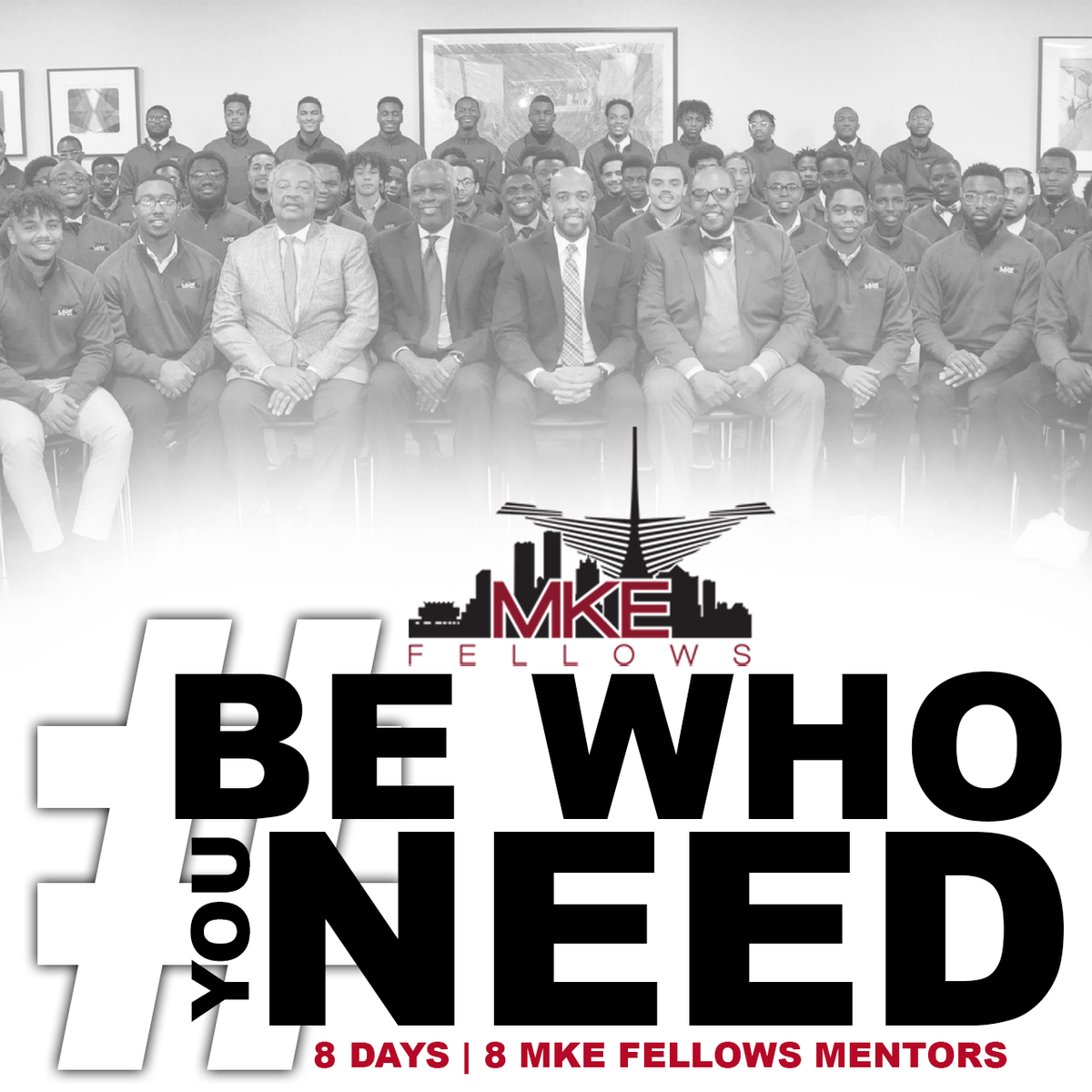 MKEFellows's tweet photo. MKE Fellows Presents,

#BeWhoYouNeed, a 7-Day campaign featuring mentors of the MKE Fellows. https://t.co/QdJ8Qyhdb5