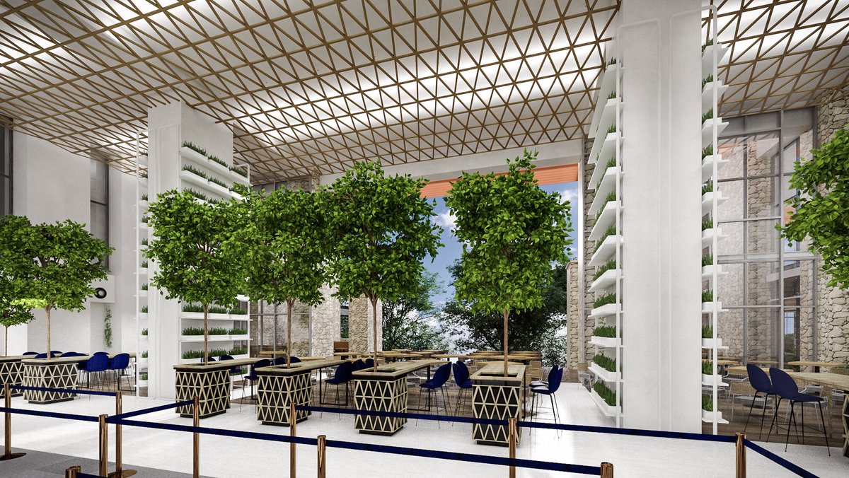 ANTARCH4's tweet photo. Proposed Deli and Cafeteria for a well known Bank in South Africa. Designed by Justin Saker from Design Partnership and Rendered by ANT. #interiorvisualization #interiordesign #cafeteriadesign #indoorplants #indoorplantsdecor #designwithwood #bankofficedesign #semioutdoor https://t.co/lNV43EU48a