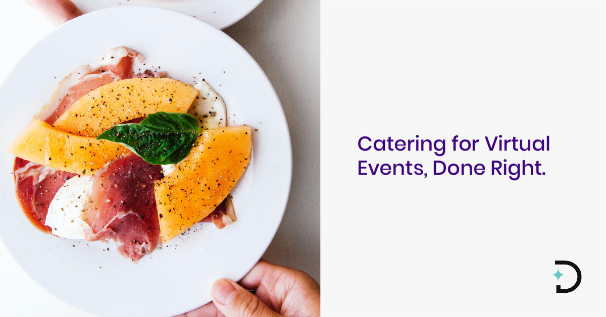 dynamoeventsco's tweet photo. No longer are digital attendees expected to make their own meals while keeping an ear on their comp. Instead, we’re seeing digital #EventProfs send out catering beforehand so guests can enjoy the same delicious food together. 🍝

Learn more: https://t.co/WbyJlE9XY2 
#DynamoEvents https://t.co/YlysoLoS4G