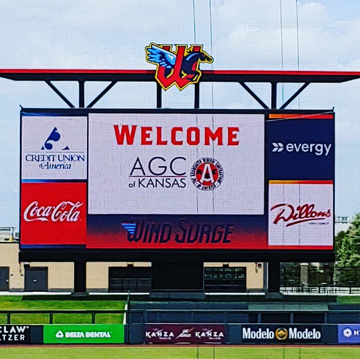 AGC of Kansas’ CLC is hosting a Construction Job-Site Tour at the newly completed Wichita Windsurge Riverfront Stadium project today. Members also had the opportunity to bring their summer interns along.  #kansasclc