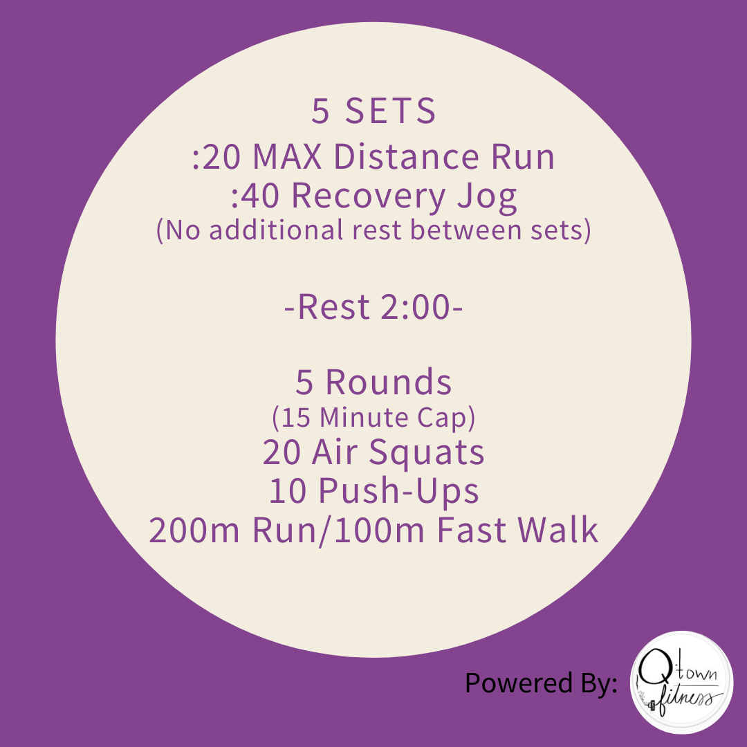 Wodify's tweet photo. Shoutout to @QTownCF for this #WeekendWOD. This one is perfect to do at home! Get those legs ready! #Wodify #WodifyCommunity #Fitness #FitnessCommunity #CrossFit #CrossFitCommunity #WeekendWorkout #WodifyWOD https://t.co/vWFKOOQMQg