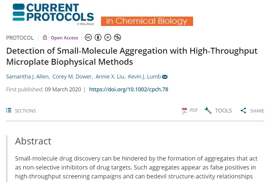 formulatrix's tweet photo. Check out latest #research using our very own #TEMPEST:
"Detection of Small‐Molecule Aggregation with High‐Throughput Microplate Biophysical Methods"
https://t.co/h3antiMu5Y

#Molecule #HTS #pharmaceutical #drugdiscovery #liquidhandler https://t.co/teD0aV9Yke