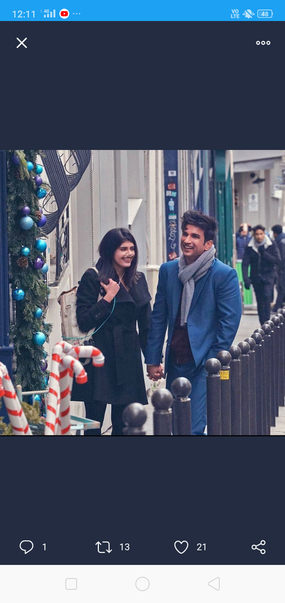 amadhya_patel's tweet photo. Ok can i cry💔💔
I'm speechless....
My hands are shivering while typing...
I just loved this movie
#immanuel Rajkumar junior
You will be missing sir 
Can't explain through words 
You were really a talented man
#DilBecharaDay 
#SSR ❤️❤️
#JusticeForSushantSinghRajput😑 https://t.co/9G2lcVKHqf