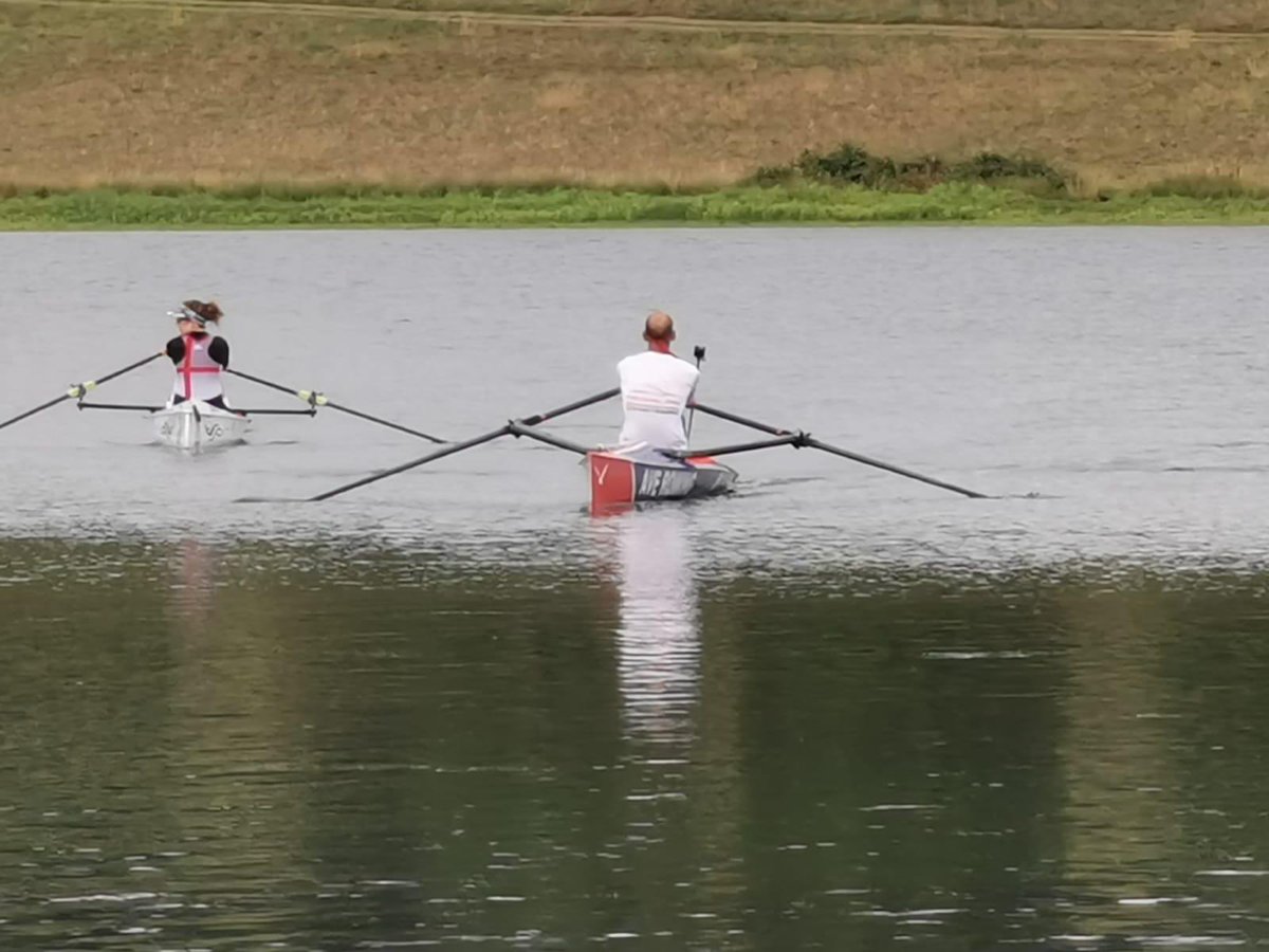 AveRowingUK's tweet photo. Today I started my journey into coastal rowing. Looking forward to going racing and riding the waves now. 🌊 @BoatsAve 
#rowing #coastal #sculling #coastalrowing https://t.co/QkbYHSWp4z