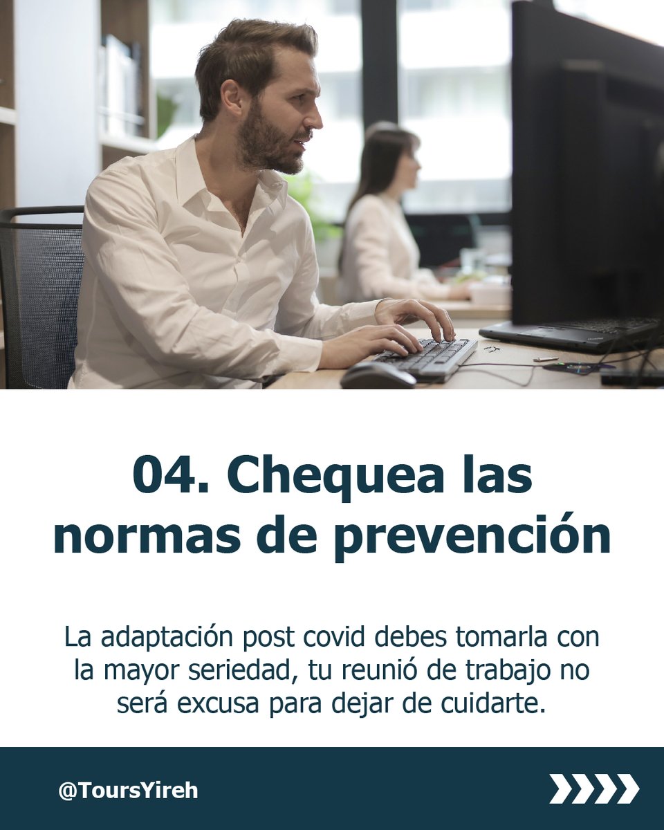ToursYireh's tweet photo. ¿Volver a #Viajar por trabajo?  💼🤔 Te facilitamos 4 recomendaciones  🧳

✅  Empaca básicos.
✅ Zapatos cómodos.
✅  ¡Lleva una maleta pequeña en mano.
✅ Chequea las normas de prevención del lugar a donde Viajarás.

¿Alguna duda sobre como gestionar tu viaje?

#Vuelos https://t.co/gEsnMDUOO3