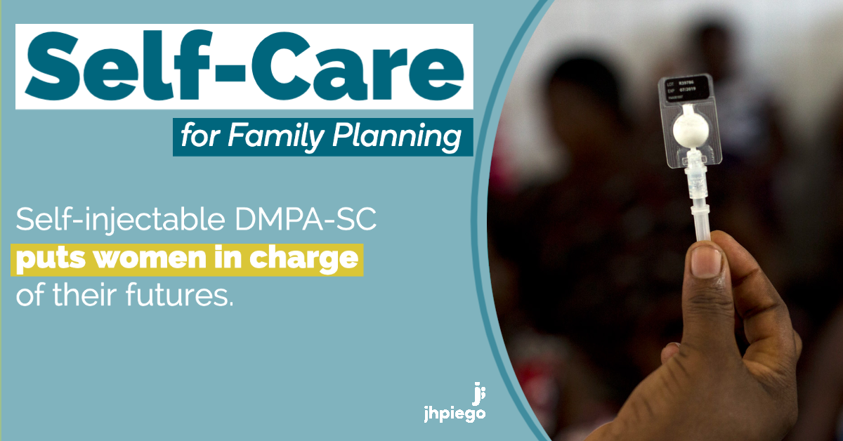 Jhpiego's tweet photo. @Jhpiego’s #AcceleratingAccess project is building capacity & changing policy to empower community #healthworkers and pharmacists to distribute #DMPASC, a self-injected contraceptive that puts power in women’s hands. @DMPASCNow
#SelfCare4SRHR
#SelfCareDay
#Better4Tomorrow https://t.co/YJEorrINCp