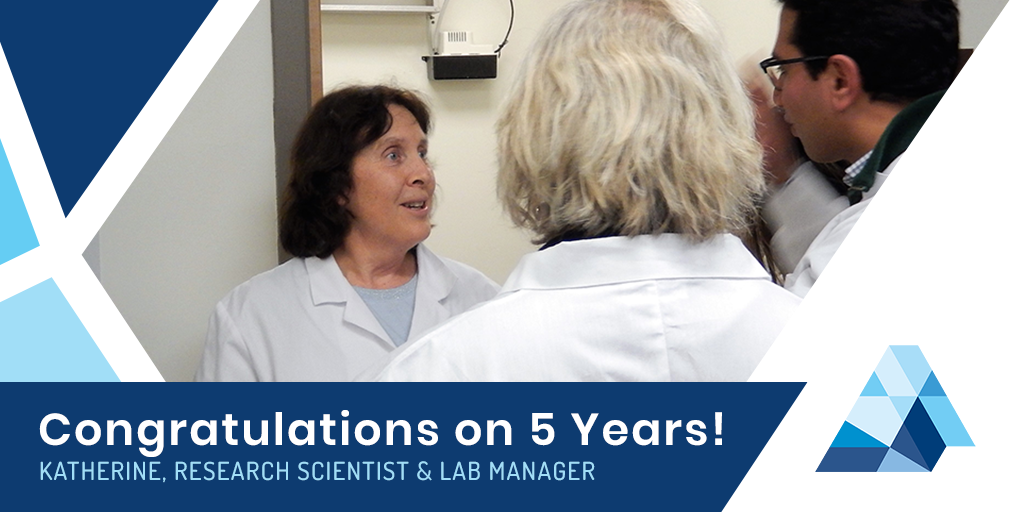 aspectbiosys's tweet photo. Congrats to Katherine Thain, one of our first employees, for hitting 5 years! 🎉

In describing her #AspectLife, she said: “I love Aspect and the diversity of projects I get to work on! I never thought about being anywhere else, and I’m always excited to see what’s coming next." https://t.co/YrNXXZ6AW5