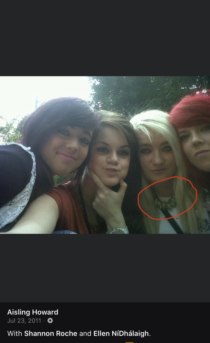 Edalerz's tweet photo. In 2011 I used to Collect the can tops of all the Druids and Dutch Gold that I drank in the Japs/Douglas Park/Quarry and wear them around my neck on a chain as a cute necklace. 

Image 1: I arrange said chain of can tops in an aesthetic heart.

Image 2: me wearing said chain https://t.co/iXkpnLU69f
