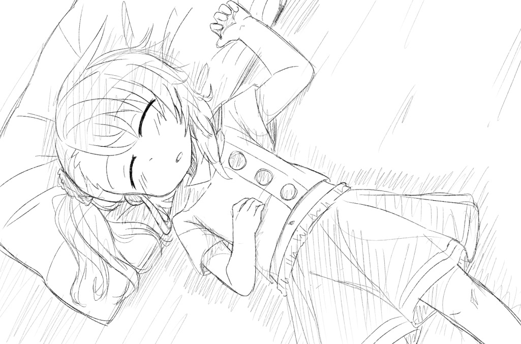 よく寝る子福江ちゃん 