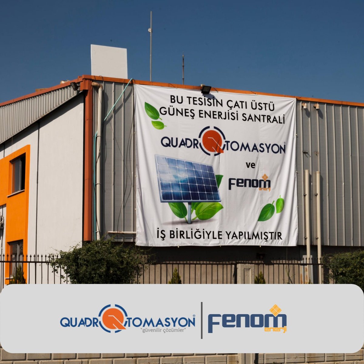 FenomEnerji's tweet photo. 853,12 kWp Sena Kablo GES projemiz Quadro Otomasyon işbirliği ile başlamıştır. https://t.co/zjP2HAmxr8