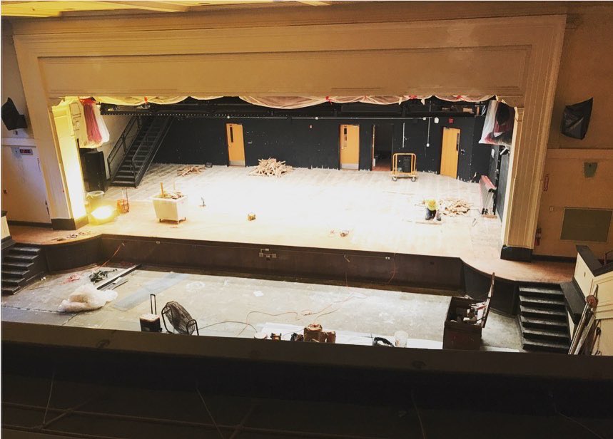 YoungWrightArch's tweet photo. We are making progress at @LancasterCSD The asphalt pavement top course is completed at the High School Tennis Courts and the Middle School Auditorium repairs are in progress! #YWARCH #architecture #Buffalony #lancastercsd #progress #construction #k12 https://t.co/q0SmFQVTz6