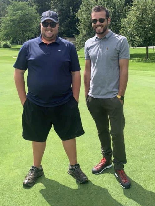 WhybrowBill's tweet photo. @TLS_greenkeeper @sirwentworth @BIGGALtd Great to see this guy come to Lucerne GC for a visit great to catch up 👌🇨🇭😎⛳️ https://t.co/07QUTgRBTb