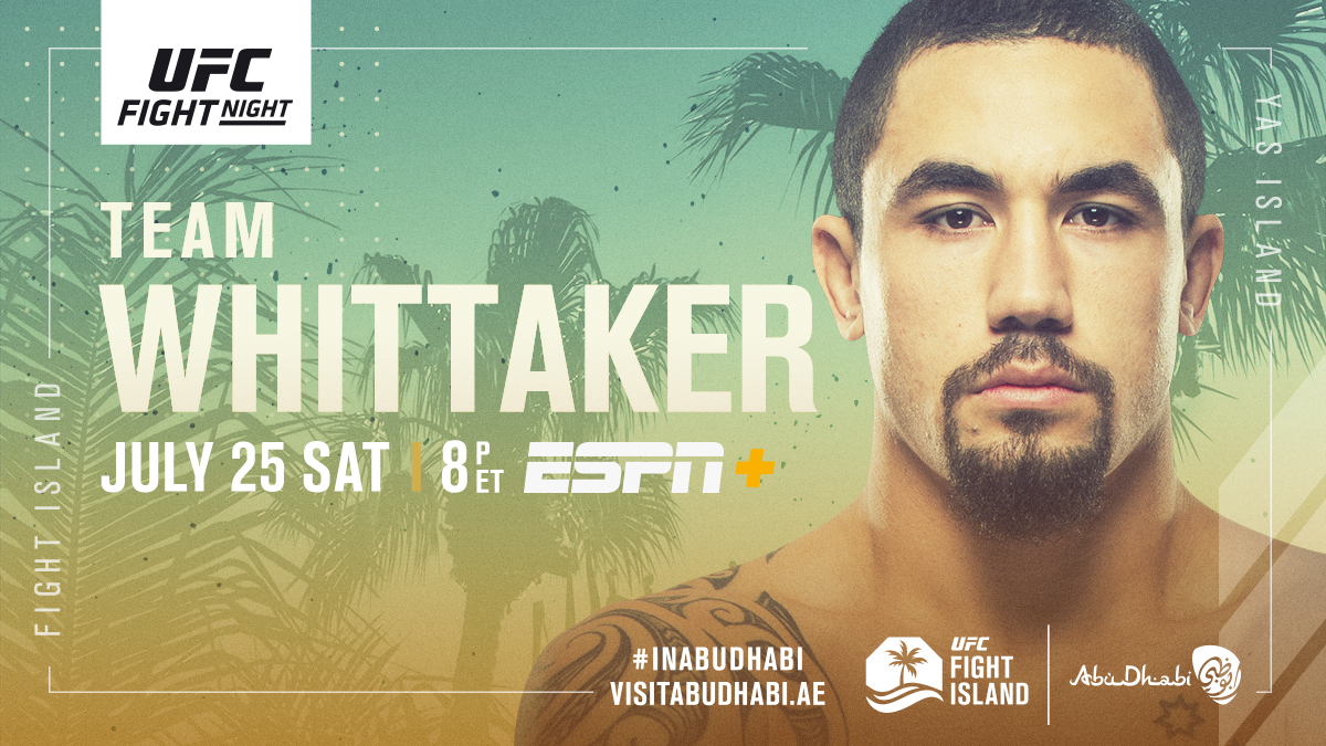 ufc's tweet photo. THE REAPER! 💀 RT if you're w/ @RobWhittakerMMA tomorrow night. 

#InAbuDhabi | @VisitAbuDhabi | #UFCFightIsland3 https://t.co/Xpwl3TibtG