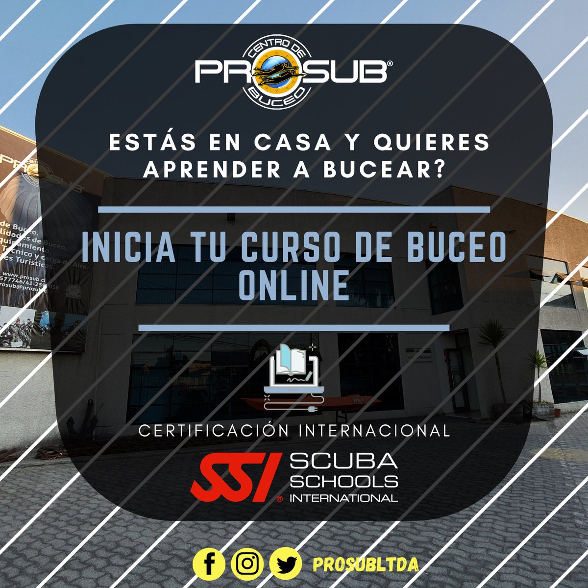 ProsubLtda's tweet photo. Desde el 2014 trabajando los cursos semi presenciales de estudio online, lo que permite avanzar a tu propio ritmo bajo la supervisión de tu Instructor SSI 
•Primera etapa de estudio y repasos online
•Segunda etapa práctica en Piscina
•Tercera etapa práctico en Mar 🌊 https://t.co/zAUnH6EJh8