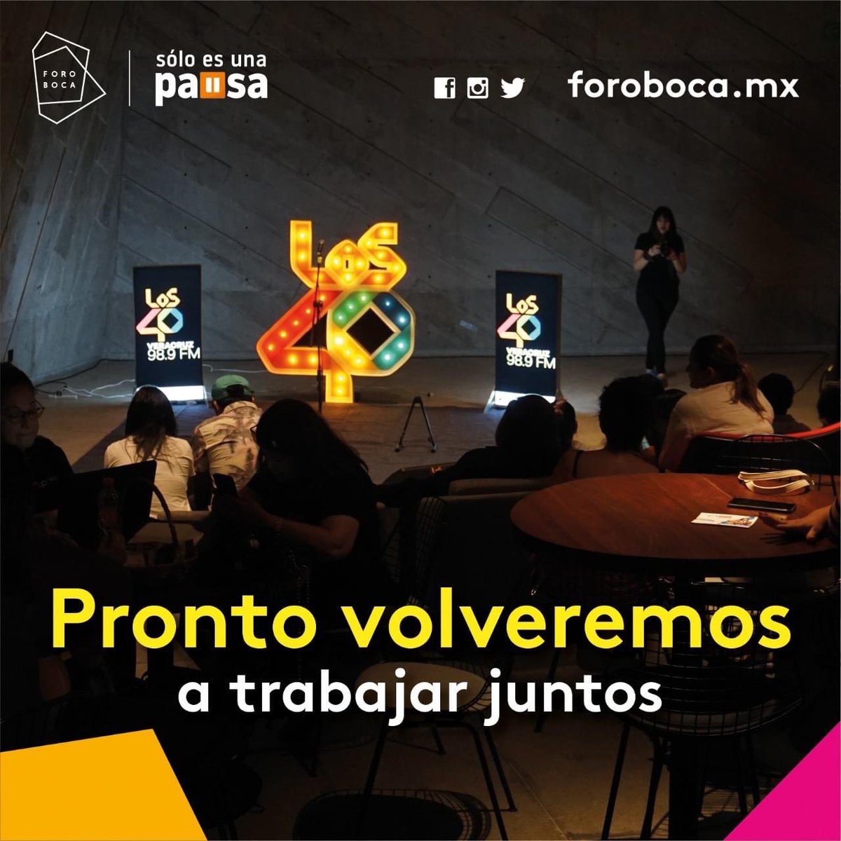 Pronto volveremos a cantar a todo pulmon. #SoloEsUnaPausa