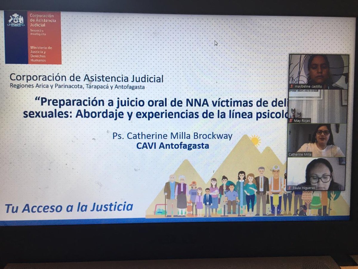 FTDESPERANZA's tweet photo. Programa PRJ Umbrales de @ftdesperanza en Antofagasta se capacita en Preparación del Juicio Oral para niños,niñas y adolescentes víctimas de delitos sexuales. @cajta_oficial #Antofagasta https://t.co/TkPZW0PqIY