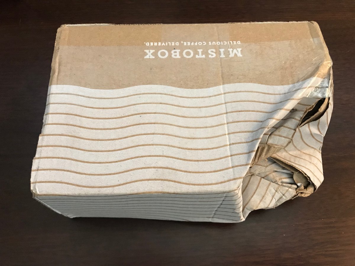 alextall's tweet photo. @MistoBoxCoffee Looks like @USPS was rather enthusiastic delivering my coffee today. https://t.co/ELjLXgqSWA
