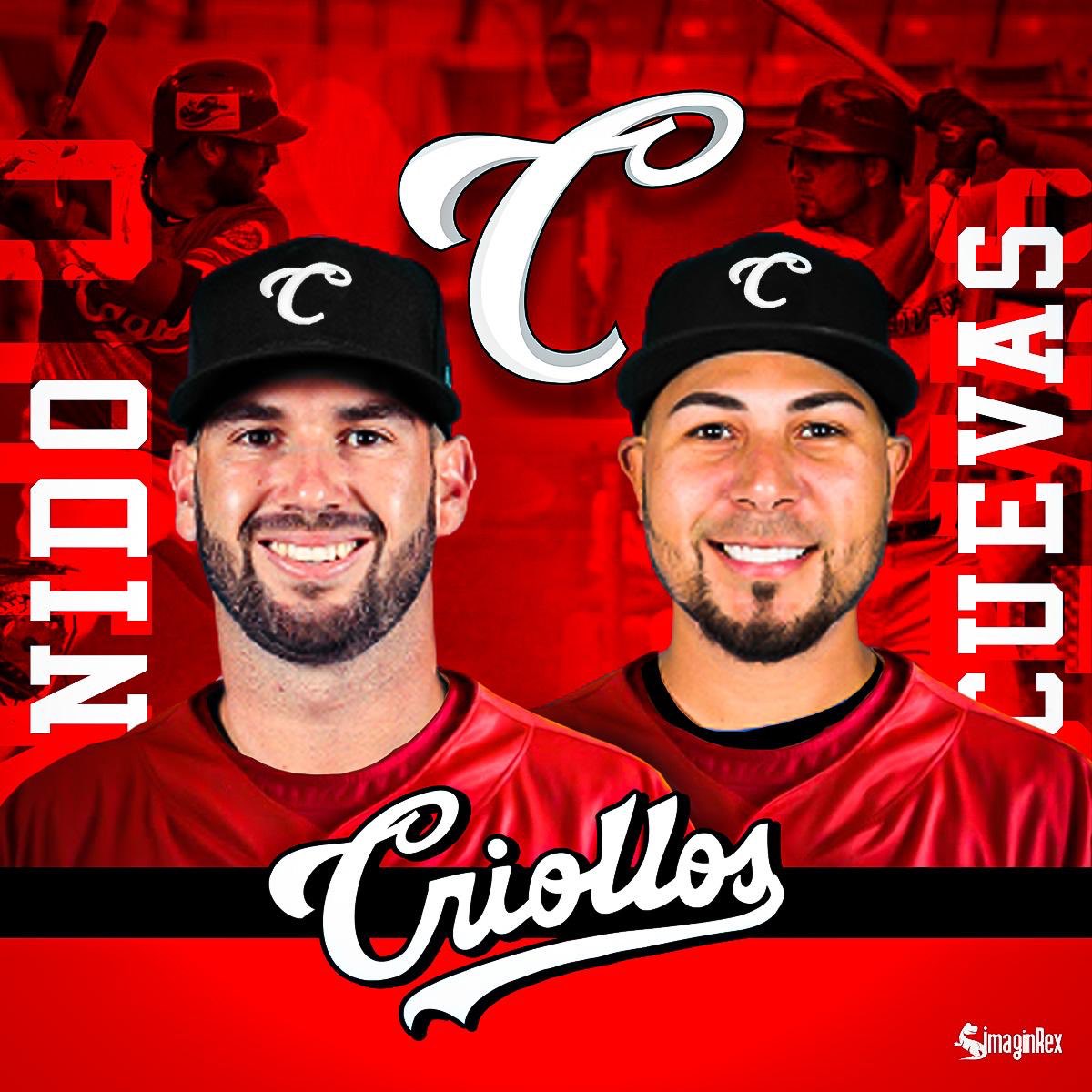 CriollosCaguas's tweet photo. 🚨⚾️ ¡Bienvenidos a casa! 🚨⚾️ 

👉 Criollos adquieren al cotizado receptor @tnido24 y al jardinero @noelcuevas56 mediante un cambio con los #Tiburones.

Le deseamos éxito a Bryan Hernández (OF), Wilberto Rivera (RHP), Reynaldo Rivera (INF) y Edison Mora (INF).

#SomosCriollos🐎 https://t.co/DAJP6fyYC5