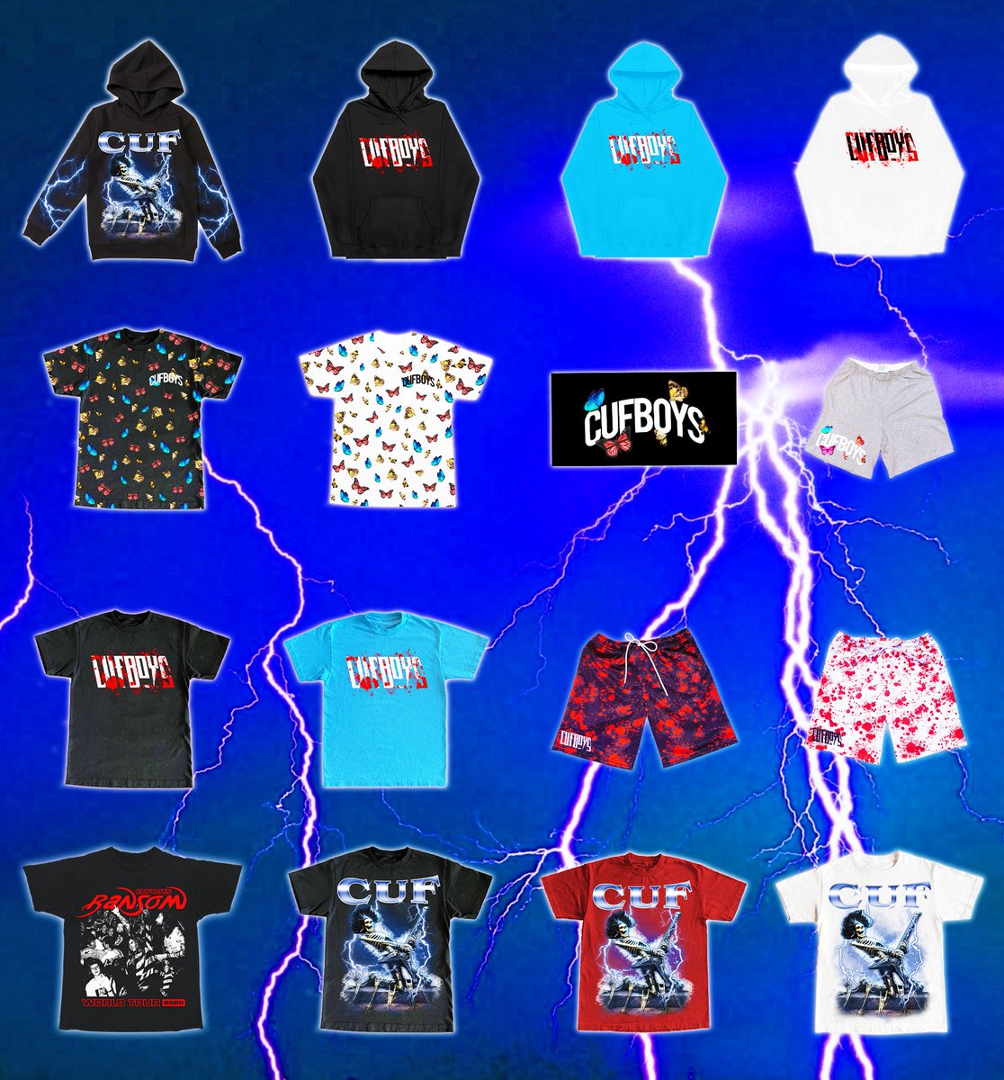 CUFCLOTHING's tweet photo. AVAILABLE FOR 72 HOURS ON https://t.co/BCyQjvxuA0 https://t.co/xlShiEr2vt