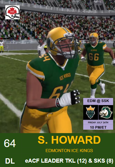eAthletes_eACF's tweet photo. Top two teams in the West hook up!
๐ซ#Edmonton Ice Kings (5-1) @
#Saskatchewan Broncos (3-2)
โฐ10 pm/et - Tonight!
๐บ https://t.co/CeeyCuPmBV
#eSports @MaxFootballGame #MaximumFootball19 #PS4Live #Twitch #CFLparody #supportsmallstreamers
#eACF #RookieSZN Week 7 #EDMSSK https://t.co/G9YP1LKJFG