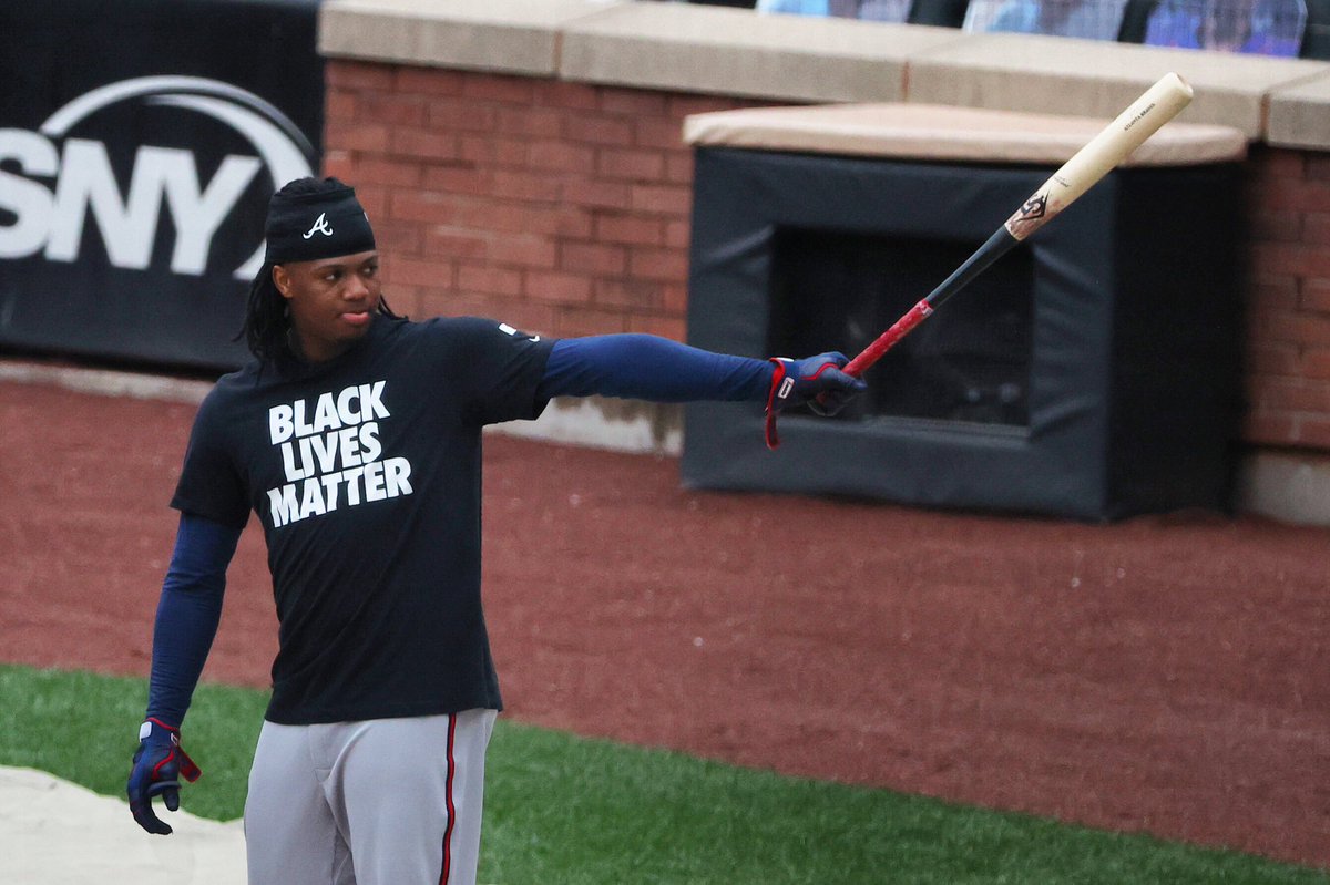 Braves's tweet photo. United for change. https://t.co/TNSpL5Kjlz