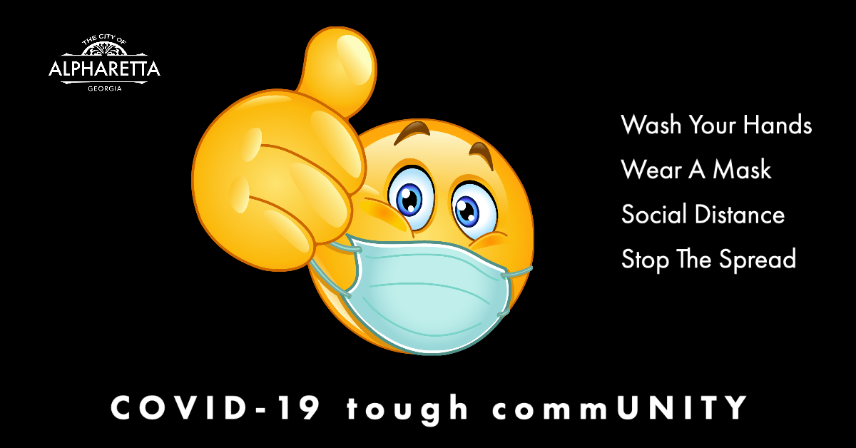 We got this Alpharetta! Stop the spread and it's full steam ahead! 

We really did not mean for that to rhyme😀 Have a great weekend! #WeGotThisAlpharetta #CommUNITY  #DontTouchYourFace #WearAMask #SocialDistance #WashYourHands #StopTheSpread