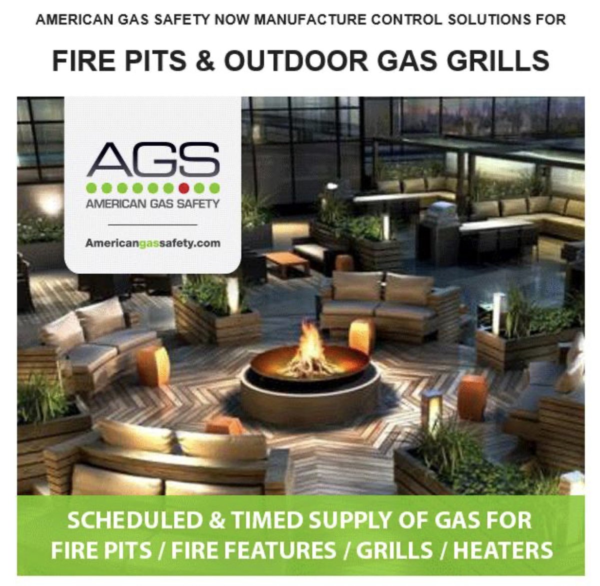 AmericanGasSafe's tweet photo. With the summer of 2020 in full swing, people are looking for safe ways to enjoy the outdoors. American Gas Safety has you covered, check out our wide array of Fire Pit and BBQ controls 🔥🍔🌭🥩🔥 https://t.co/tu1vsxOXyw https://t.co/wUZk0GSpe7