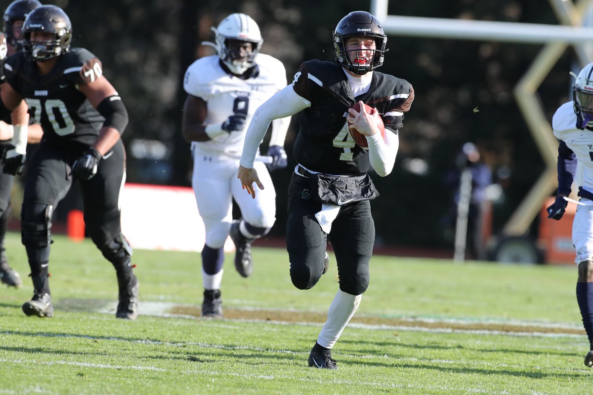 BrownU_Football's tweet photo. Phil Streele's Preseason All-Ivy Team recognizes nine Brown football standouts. QB EJ Perry named Preseason @IvyLeague Offensive Player of the Year.
#Go Bruno
https://t.co/YgsfOWgF7c https://t.co/ZV0udtsWI3