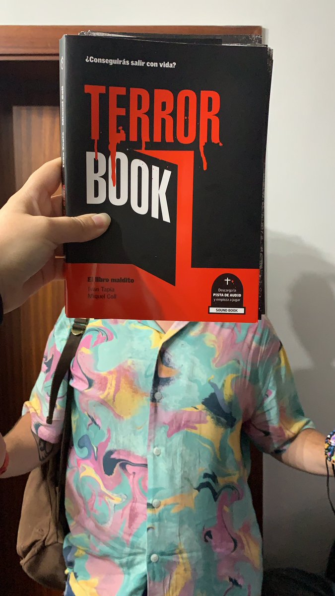 Noelia_LTDN's tweet photo. He de decir que @SoyCocolisto se ha superado con #TerrorBook. Es el que más me ha gustado de todos los Escapes books y lo hemos superado cuando quedaban 5 min! https://t.co/SyyHfvlhY7