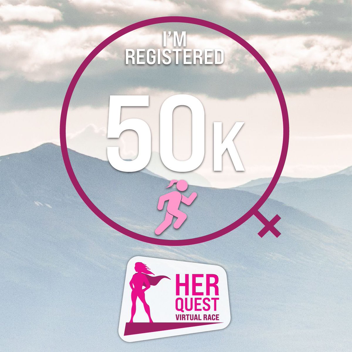 SinisterSports's tweet photo. Happy Friday!! We now have downloadable "I'm registered" images for each distance for #HERQUEST 👌🚺 Check them out here ➡️➡️ https://t.co/PLMm5kv5Nn #noboysallowed #virtualrace #fridayfeels #womenonly #yyc #yeg #runrunrun #runwithher #womensrunningcommunity #trailrunner #run https://t.co/wYWWtCq4R2