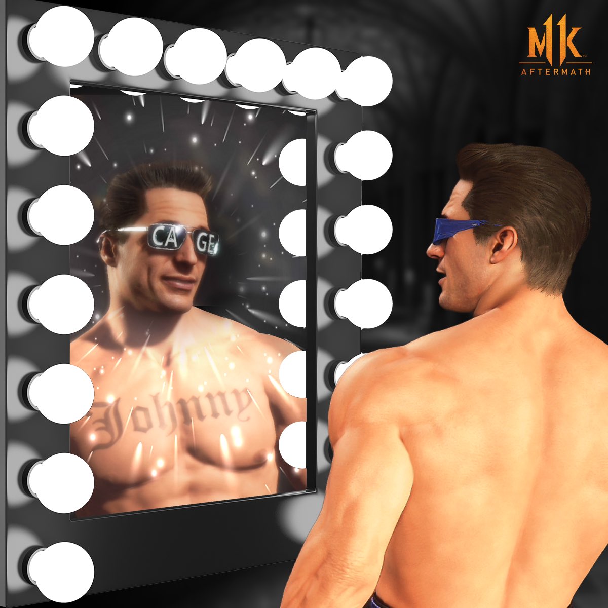 MortalKombat's tweet photo. You ever look in the mirror and think, "Damn, I look good!" #MKAftermath https://t.co/7JFRTIRFTa