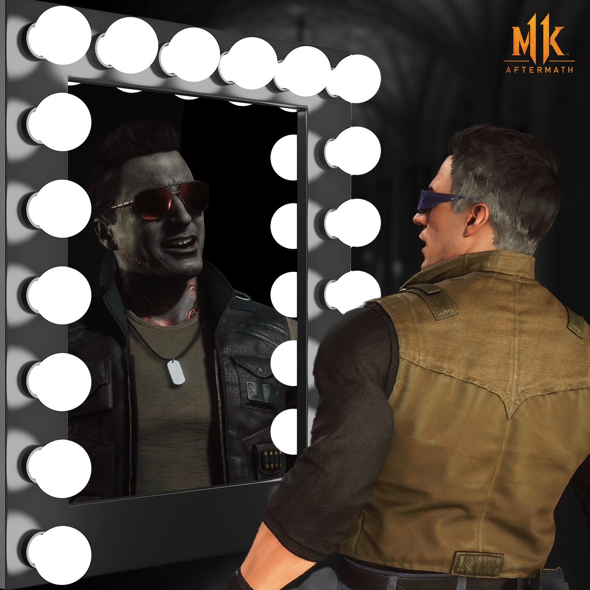 MortalKombat's tweet photo. You ever look in the mirror and think, "Damn, I look good!" #MKAftermath https://t.co/7JFRTIRFTa