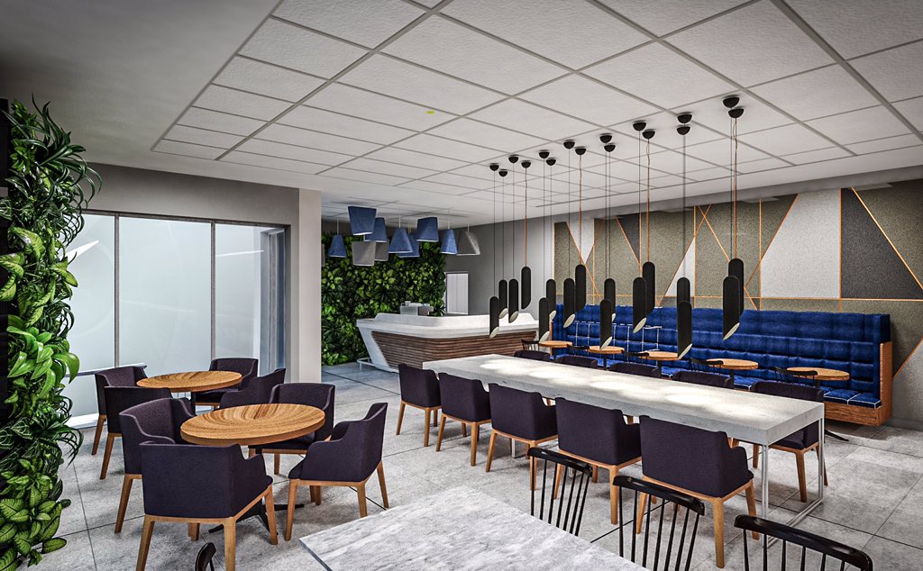 ANTARCH4's tweet photo. Proposed Deli and Cafeteria for a well known Bank in South Africa. Designed by Justin Saker from Design Partnership and Rendered by ANT. #interiorvisualization #interiordesign #deli #cafeteriadesign #indoorplants #indoorplantsdecor #designwithwood #visualization #design https://t.co/nqm5whSUf9