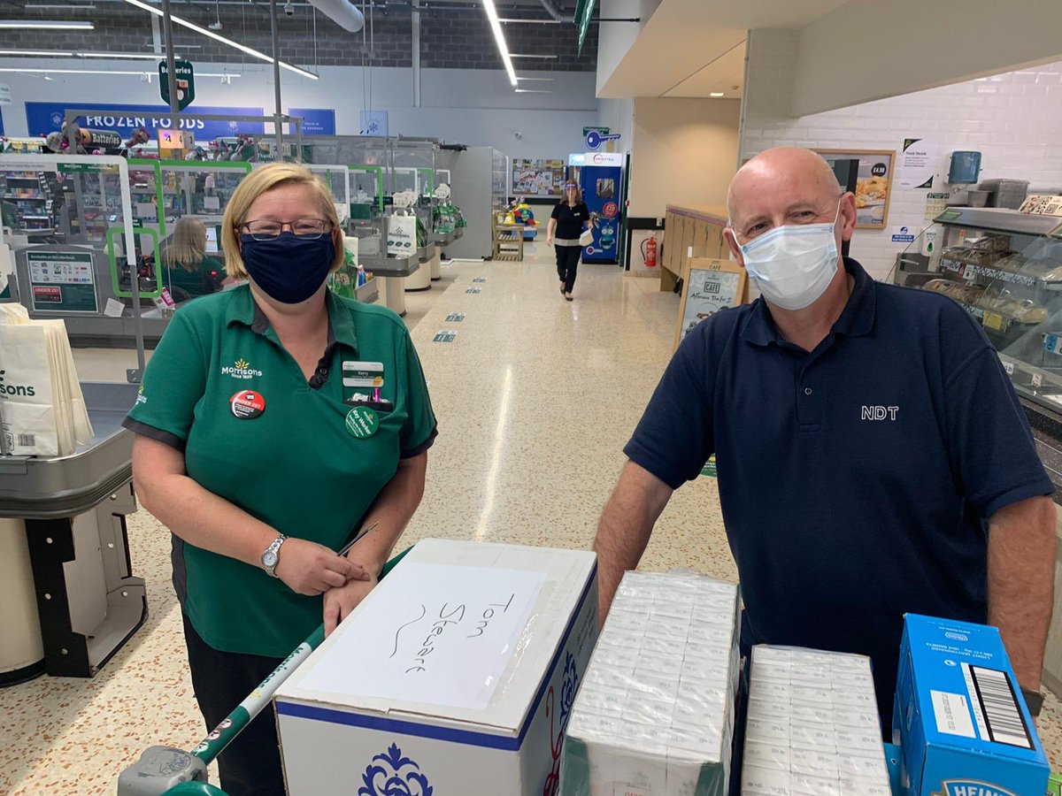 _N_F_M_A_'s tweet photo. Thanks once again to Morpeth Morrisons Community Champion Team for their generosity supporting good causes #leadinglink  #feedingthenation All food donations picked up and delivered 👍🏻 thanks Keith Newman @HighlightsPR @leadinglink @lynhorton @Morrisons @sanger_george https://t.co/g6tk057HtD