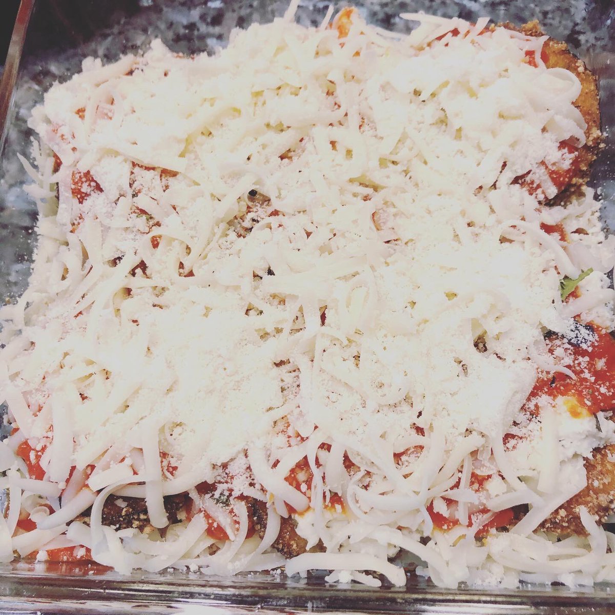 SCK12Chartwells's tweet photo. Eggplant? How about layered eggplant Parmesan? Tastes like lasagna #eggplant #eggplantparmesan #healthyandhappy #chartwells https://t.co/Tmz1kQafod