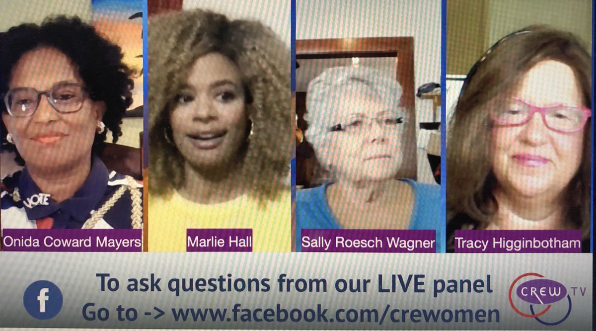 RepresentWomen's tweet image. Thanks to @RepresentWomen board member @mayers1206 💜 for the shout out on @crewomen’s #SuffrageCentennial celebration #SenecaFallsRevisited &amp;amp; thanks to @MarlieHall @WomenRule &amp;amp; @Swagner711 for the amazing conversation abt race &amp;amp; gender &amp;amp; #Intersectionalism 👏🏼👏🏼#WomenLeaders