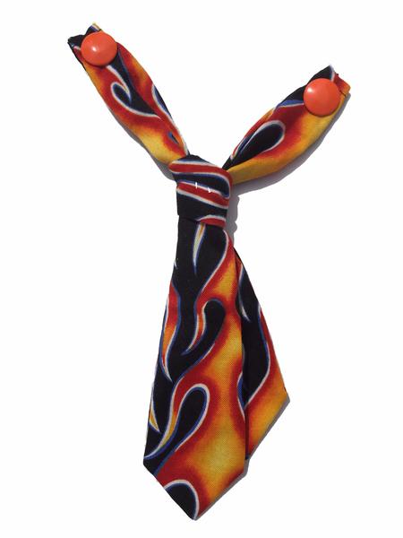 elias' novelty tie of the friday is this clip-on button swag swagger great balls of fire tie!