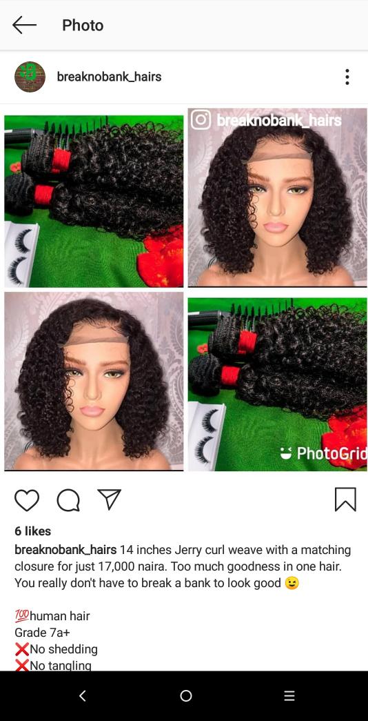 BanjiAndrew's tweet photo. Good evening guys ..did an hair product shoot for a client😁...pls patronize her..at affordable price https://t.co/WAChtVLuKb ....🙏🙏 on ig..if this come across your tl pls rt
.. #BBNaijia #HouseOfTacha #bbnaijalockdown2020 #katrina https://t.co/1WoKc13P4Z