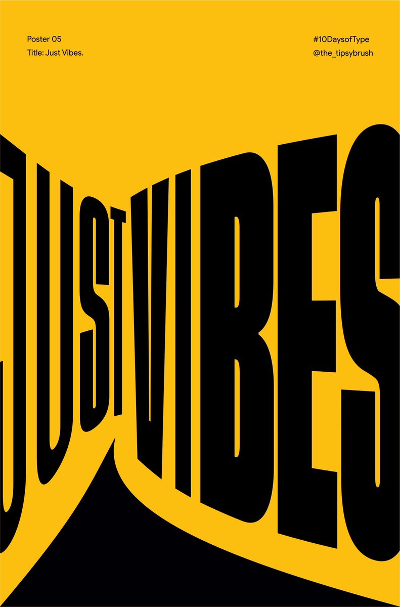 the_tipsybrush's tweet photo. Day 5; Just Vibes.
Was going for a little optical illusion of space and perspective.
What do you see?
#10daysoftype https://t.co/NaMs1O2qGy