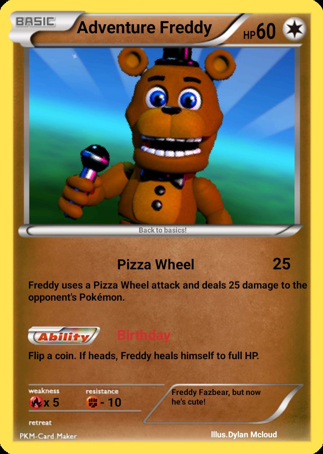 Pokemon Fnaf 1 freddy