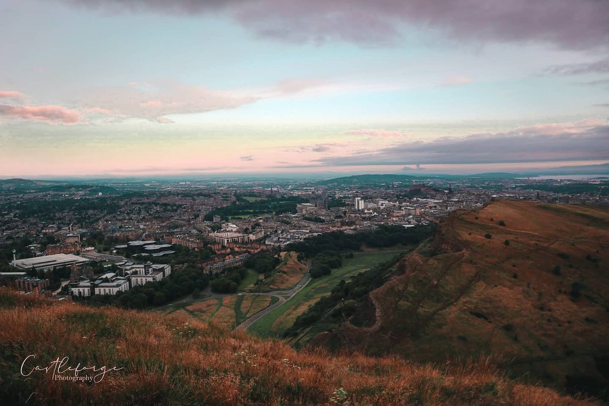 Arthers Seat, Edinburgh (2020). 
This morning shot required a grueling 4am hike up a steap clif, but it was worth it! #Edinburgh #photography #photooftheday