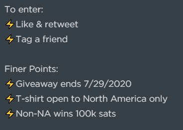LNJunkies's tweet photo. Hey Junkies,
Another exciting month here at Lightning Junkies! We launched two different monthly newsletters. Plus we just hit 1,000 followers here on Twitter Dot Com. To celebrate we're doing another giveaway!
Prize is a LNJ T-shirt plus 50k sats! https://t.co/G3mksTsRJU