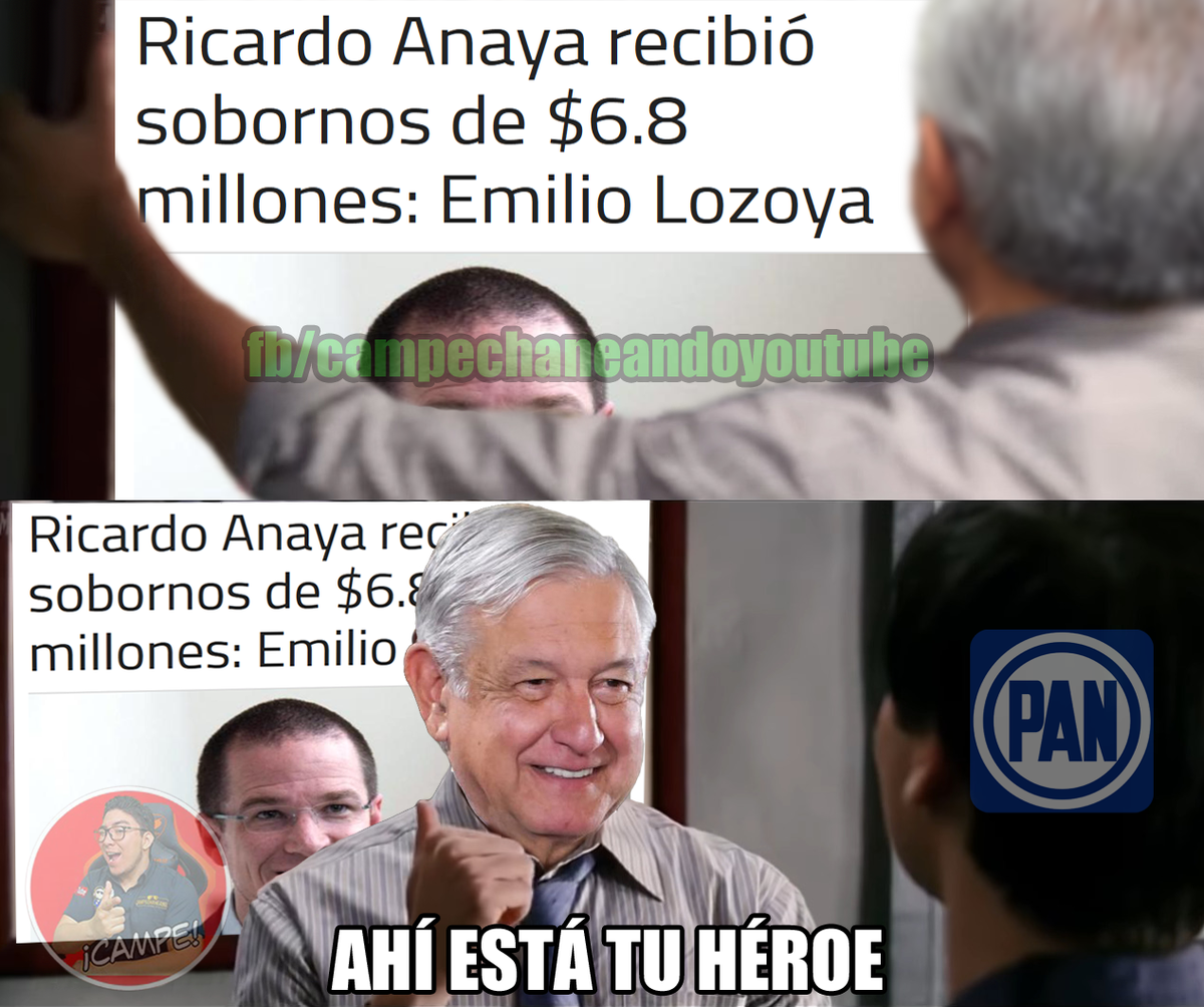 Edd_Campe's tweet photo. Anaya #meme El héroe de la derecha https://t.co/emnKGyC264