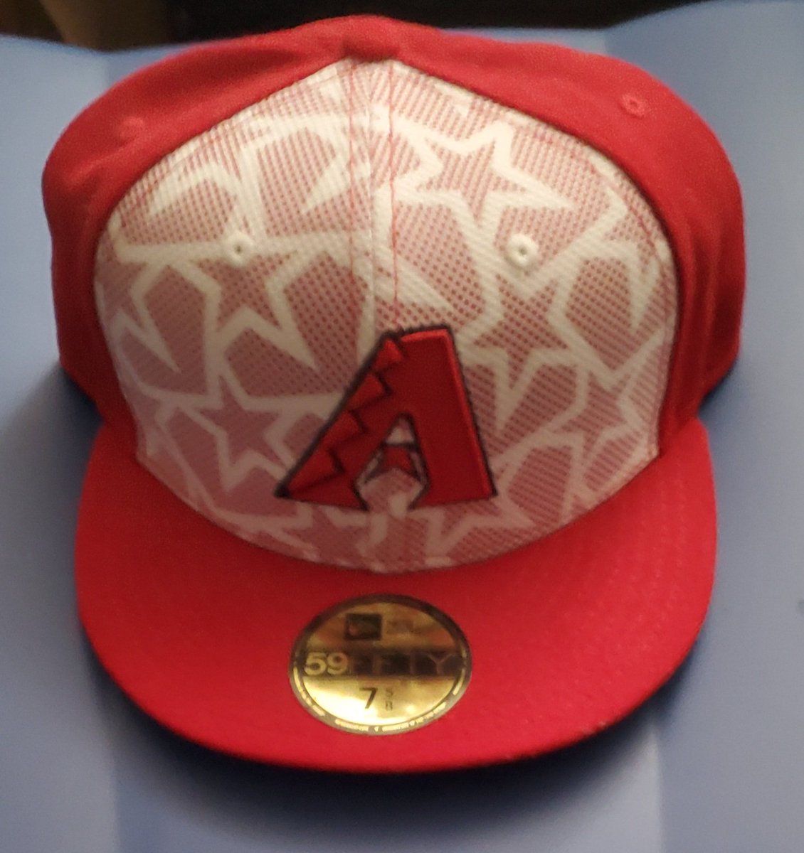 AccyRising's tweet photo. Bought this @Dbacks hat at #dbacksfanfest Tonight I finally wear it! #RattleOn https://t.co/ZSuUkEPbJ2