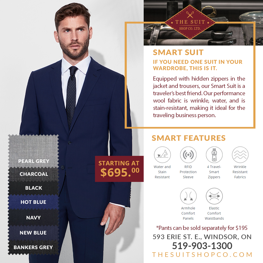 thesuitshopco's tweet photo. The Smart Suit

Sick of a wrinkled suit? This great suit and try on the feel of this amazing fabric!

#thesuitshopcoltd #yqg #windsor #summer #suits #suit #fashion #mensfashion #gentlemen #dapper #customsuits #customclothiers #customsportsjacket #customtrousers #customshirts https://t.co/g348nlJBTA
