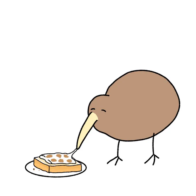 過保護になったキーウィ 