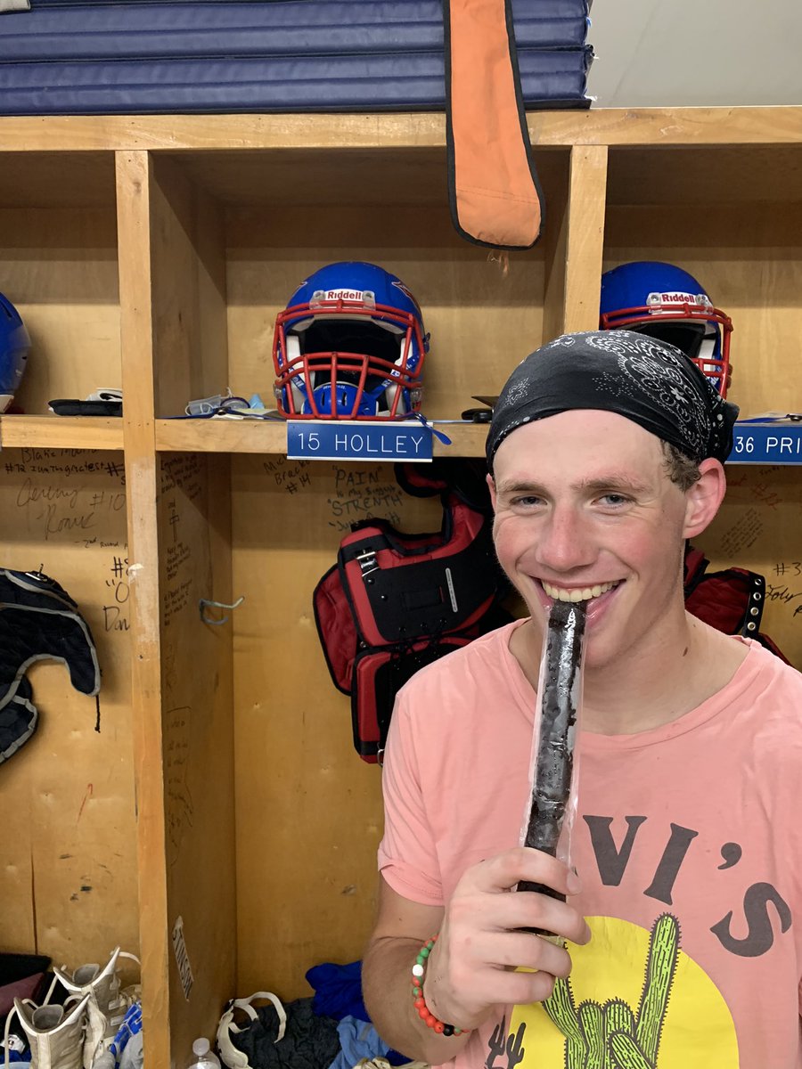 Player of the week is Mason Holley.  Look for him this fall to make some big plays for the indians! @masonholleyy