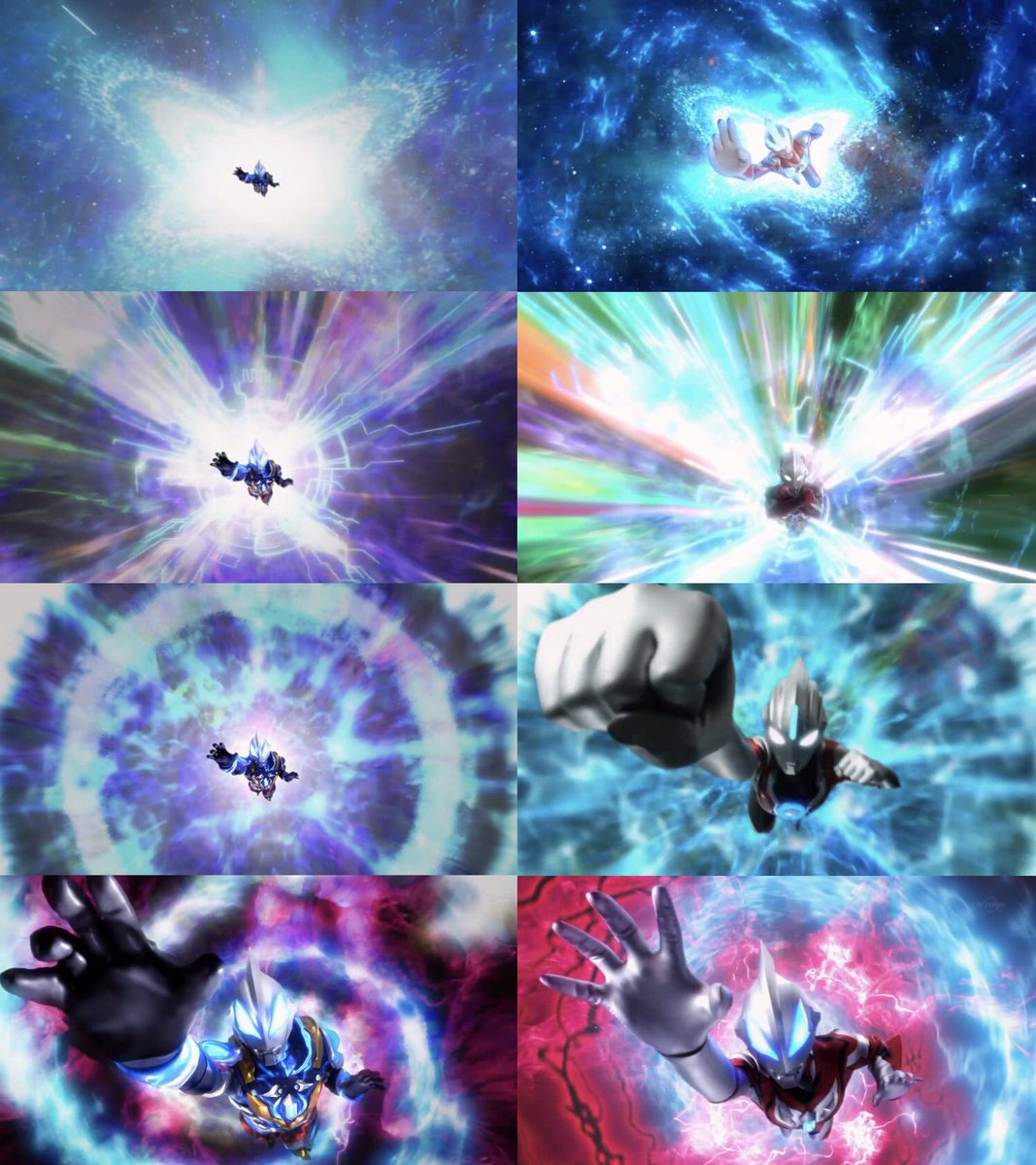 ウルトラマンジード ギャラクシーライジング 変身バンクのオマージュ比較