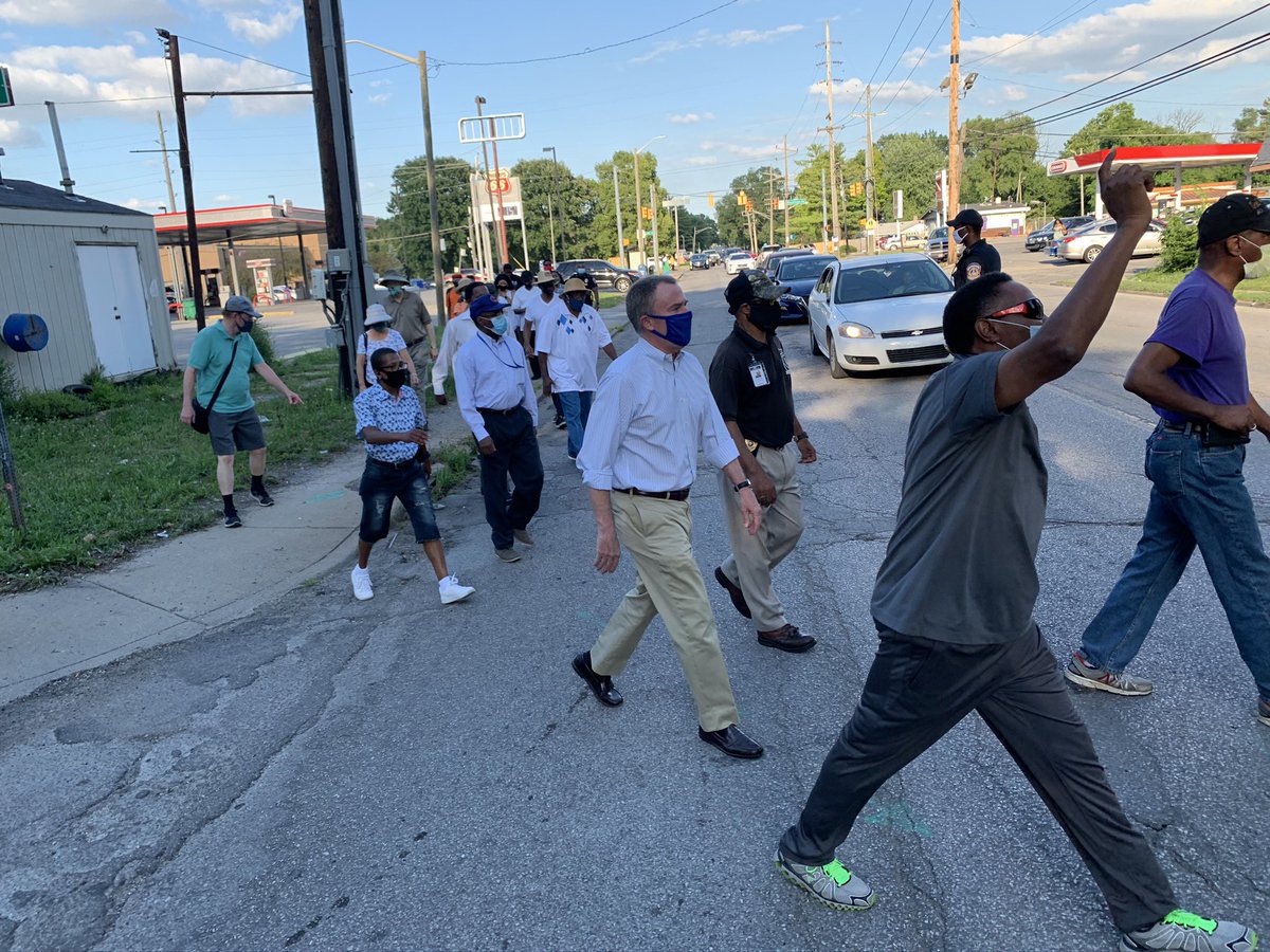 Tonight we marched for peace in our city. Across every neighborhood, every block, every person—all of us must play a part in stopping violence.